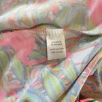 Lulu B Colorful Neon Tropical Flamingo 3/4 Sleeve Shift Dress LARGE Beach Cruise Photo 7