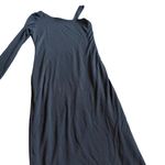 Good American One Sleeve Stretchy Jersey Knit Dress Black Size 3 Large Women's Photo 3