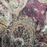 Chico's Chico’s Paisley Boho Jacket Chocolate Brown Satin Button Front Blazer Size 1/Med Photo 9