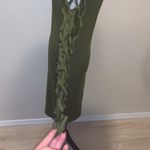 AMiERY Women's Hollow Out Dress Bandage Clubwear Long Sleeve Bodycon Dress Green Size XL Photo 5