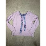 Lilly Pulitzer  Dillon Pullover in Lilac Purple Verbana Women's Size M Photo 2