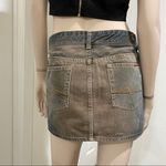 7 For All Mankind  Acid Washed Mini Denim Skirt 27 Photo 1