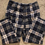 Nautica blue plaid pajama pants Photo 0