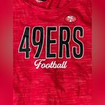 NFL  Women's Large San Francisco 49ers Red Marathon‎ Open Back Tie Back Tank Top Photo 9