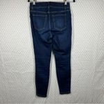 Spanx Dark Blue Pull On High Rise Skinny Jeans Photo 3