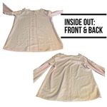 PINK CROCHET LACE SLEEVE & SHOULDER TUNIC (L) Size L Photo 8