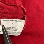 Bandolino ‎ Samantha Jeans Size 10  Red Photo 4