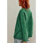 Free People  Harrison Bunny Fuzzy Pullover Crewneck Sweater Photo 3