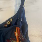 Nine Britton Vivienne Knit Midi Dress Navy Floral Stretch Size 2X Wrap Cottage Photo 9