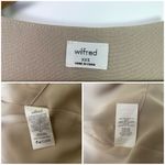 Aritzia Wilfred Capulet Cap Sleeve Button Front Dress in Beige Photo 10