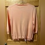 J.Crew Peach Cardigan with Ruffle Detail down the front women’s small Photo 1
