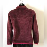 Patagonia re tool snap button pullover maroon with pink accents XS style 25442 Photo 1