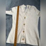 Athleta  creamy white Ribbed Cardigan Sweater XXS Photo 4