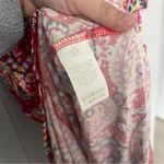 Boden Lilah Strapless paisley multi way halter Floral Dress Smocked Tie Red Size 6P Photo 5