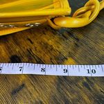 Dolce & Gabbana Dolce &‎ Gabbana D&G Rhinestone Embellished Clear Orange Vinyl Tote Bag Photo 14