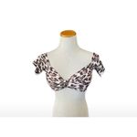 PRETTYGARDEN NWT Womens Animal Print Bikini Top - Sz M Photo 1