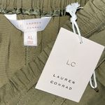 LC Lauren Conrad NWT Size XL Green Paperbag Waist Ankle Pants w/ Belt Photo 2