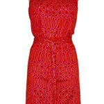  Mud Pie Women's Geometric Strapless Cover Up Dress Sz L Photo 0