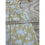 Abercrombie & Fitch Babydoll Dress Smocked Yellow Floral Size M Y2K Cottagecore Photo 13