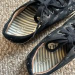 TAOS Freedom Suede black metallic silver shimmer studded sneakers size 8.5 Photo 8