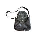 HYPE Brown Leather Zip Satchel Crossbody Bag Photo 1