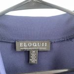 Eloquii  Dress Size 20 Navy NWT Midi Stretch Sleeveless Ruched Bodycon Plus Curvy Photo 3