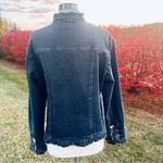 Berek 2 Rhinestone & Cameo Button Jean Jacket By Takako Sakon Size XL Blue Photo 8