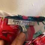 Speed Control New York Womens Midi Dress XL 1X Floral Necklace Attached Pink Photo 5