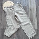 Nwt J. Jill love‎ linen pull on pants oatmeal women’s petite L Tan Size undefined Photo 0