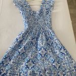 Hill House Elizabeth Nap Dress - Blue Mosaic Poplin Photo 1