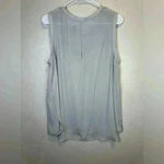 Chelsea28  Women’s‎ Black and Grey Lace Sleeveless Body Crops Top Size L Photo 6