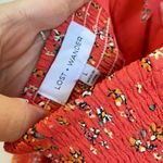 Lost + Wander Everyday Adventures Coral Floral Smocked Romper Size L NWT Photo 9