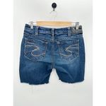 Silver Jeans Womens Bermuda Cut Off Shorts Size 30 Suki Stretch Skater Photo 1