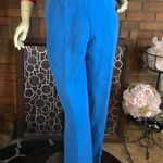 Ralph Lauren LAUREN  CORNFLOWER BLUE, LINED, SILK CUFFED HEM TROUSERS (12) Photo 0