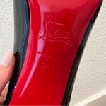 Christian Louboutin NWT Lady Gena 85 Patent Leather Pumps in Black Photo 4
