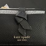 Kate Spade  Black Card Holder with Knot Detail Photo 0