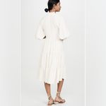 Amanda Uprichard  Saffron Midi Dress In White Photo 3