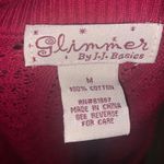 Vintage y2k Pointelle knit Deadstock tunic Red Size M Photo 2