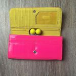 Bright Pink & Yellow Retro Clutch Wallet – Festival Photo 1