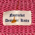 Nantucket Designer Knits Women’s Size S M Pink Cotton Knit Heavy Sweater Size M Photo 3