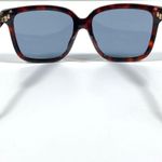 Gucci NEW  Square Sunglasses GG0599SA Tortoiseshell Pearlescent Havana Blue Photo 5