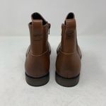 Lands End Womens Size 9 Brown Leather Classic Chelsea Boot Preppy Photo 5