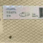 True Religion  jasmin studded slip on sandals gold. Sz 9. NWT Photo 4