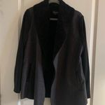 Splendid  Mixed Media Teddy Wool Leather Wrap Jacket Size Medium Photo 0