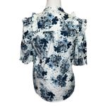 Universal Standard x Erdem Kalina Short Sleeve Ruffle Shirt Top Women’s Size XS Photo 5
