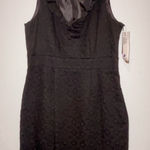 Danny & Nicole NWT  Textured Black Mini Dress Photo 0