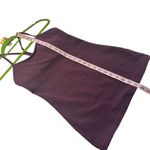 Lululemon  Size 6 Maroon Burgundy‎ Red Racerback Tank Top Cami Shelf Bra Athletic Photo 5