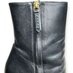 Gucci Carly Studded Sylvie Web Stripe Black Ankle Boots EU 38 US 8 Photo 9