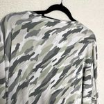Cato  Camouflage Side Ruched Tie Crew Neck Long Sleeve Workout Top Size 18/20W Photo 11
