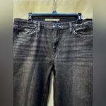 Hudson Jeans Hudson Nico Jeans size 30 Mid-rise Straight leg Inseam slit in Black Star NWT Photo 1